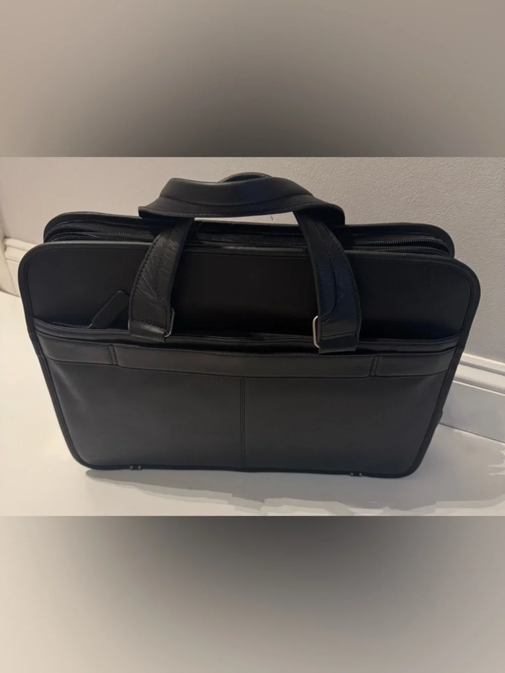 MANCINI Milan Triple Compartment Briefcase NWT